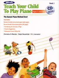 Teach Your Child To Play Piano Book 1 + Cd Sheet Music Songbook