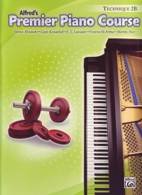 Alfred Premier Piano Course Technique Book 2b Sheet Music Songbook