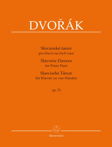 Dvorak Slavonic Dances 2nd Series Op72 Piano Duet Sheet Music Songbook