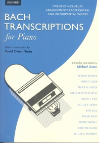 Bach Transcriptions For Piano Aston Sheet Music Songbook
