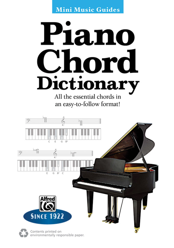 Piano Chord Dictionary Mini Music Guides Sheet Music Songbook