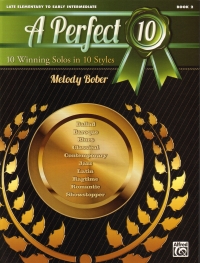 A Perfect 10 Book 2 Bober Piano Sheet Music Songbook