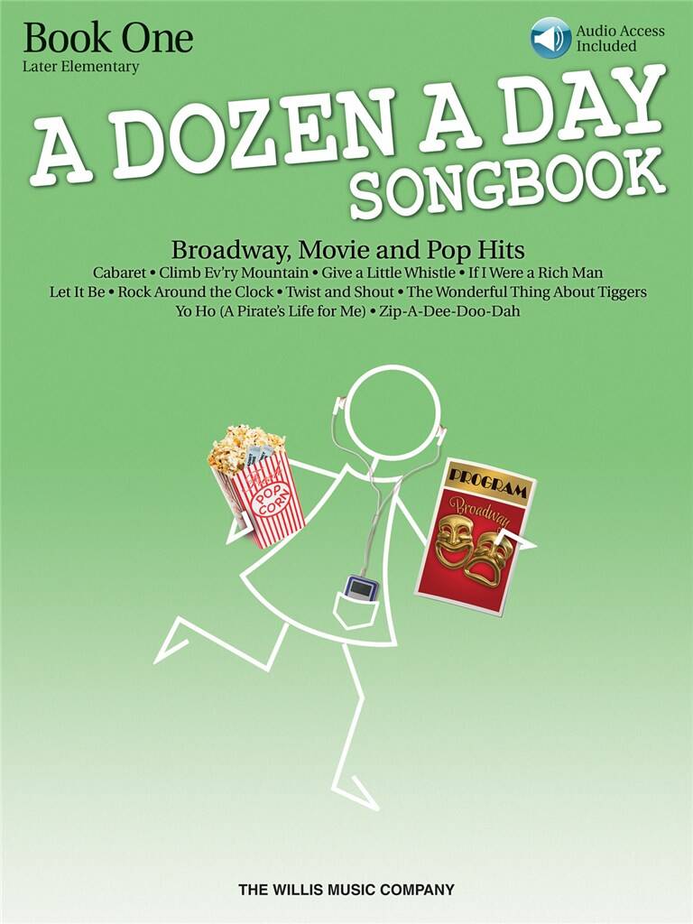 Dozen A Day Songbook Broadway Movie Pop Bk1/audio Sheet Music Songbook