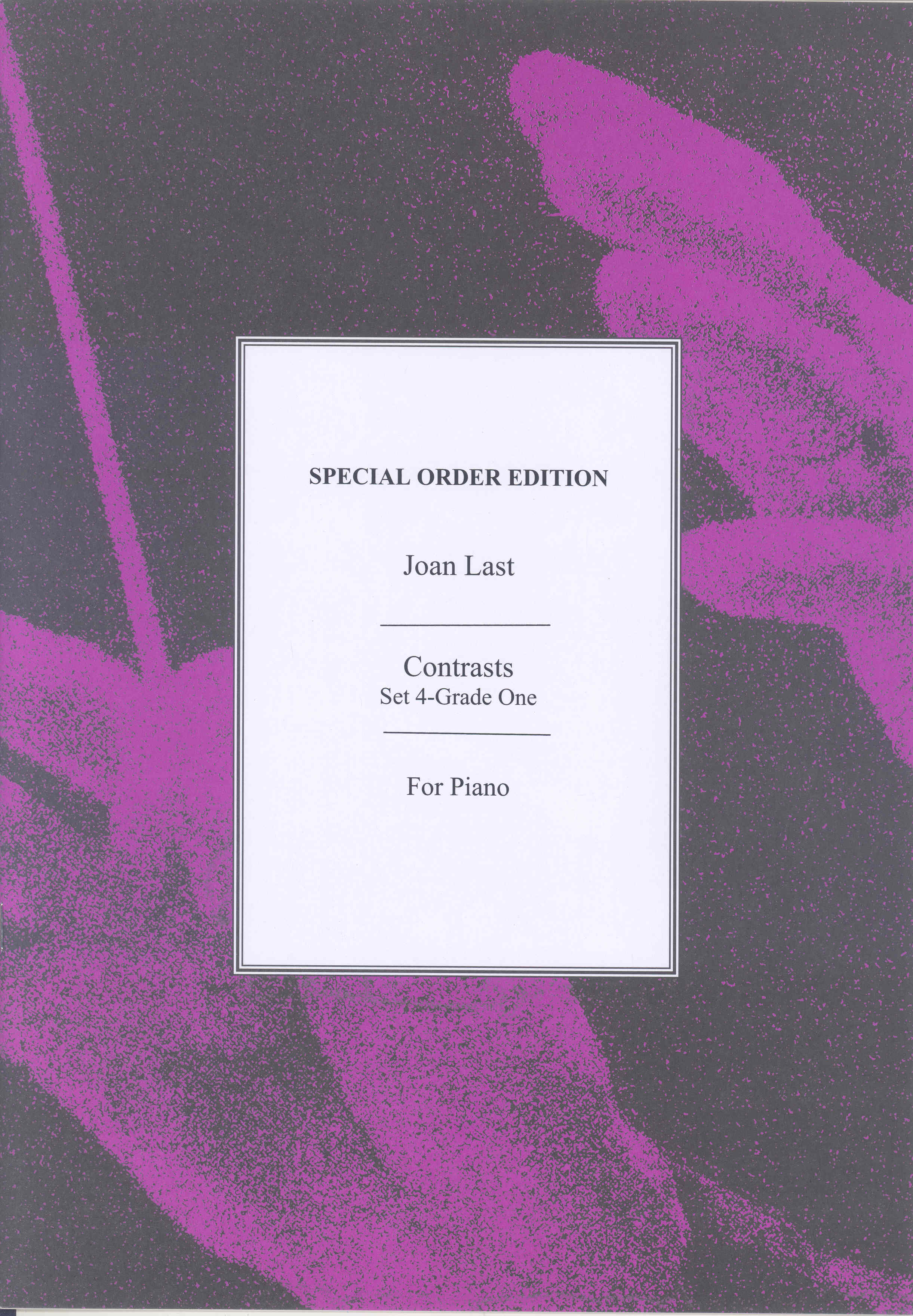 Contrasts Last Set 4 Piano Sheet Music Songbook