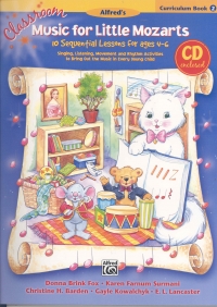 Classroom Music For Little Mozarts 2 Book & Cd Sheet Music Songbook