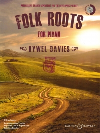 Folk Roots For Piano Davies Book & Cd Sheet Music Songbook