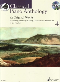 Classical Piano Anthology 4 Franke Book & Cd Sheet Music Songbook