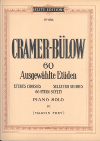 Cramer-buelow 60 Selected Studies Band 4 Piano Sheet Music Songbook