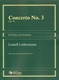 Liebermann Concerto No 3 Op95 2 Pianos Sheet Music Songbook