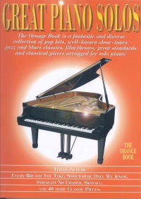 Great Piano Solos Orange Book Sheet Music Songbook