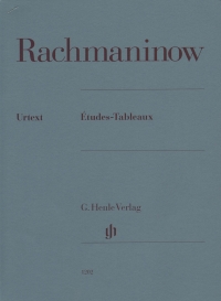 Rachmaninoff Etudes-tableaux Piano Sheet Music Songbook