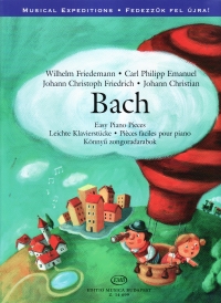 Bach Easy Piano Pieces Sheet Music Songbook