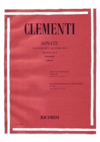Clementi 7 Sonate Vol Ii Nos 5 - 7 Piano 4 Hands Sheet Music Songbook