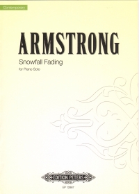 Armstrong Snowfall Fading Piano Solo Sheet Music Songbook
