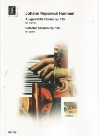 Hummel Etudes Op. 125 Trnecek Piano Sheet Music Songbook