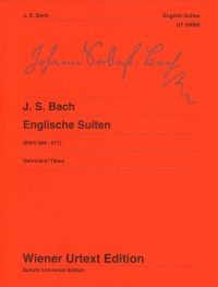 Bach English Suites Bwv 806-811 Piano Sheet Music Songbook
