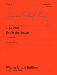 Bach English Suites Bwv 806-811 Piano Sheet Music Songbook