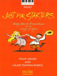 Just For Starters Piano Ledger Tadman-robins Sheet Music Songbook