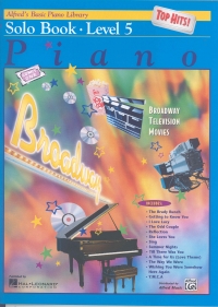 Alfred Basic Piano Top Hits Solo 5 Sheet Music Songbook