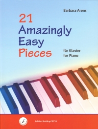 Arens 21 Amazingly Easy Pieces For Piano Sheet Music Songbook
