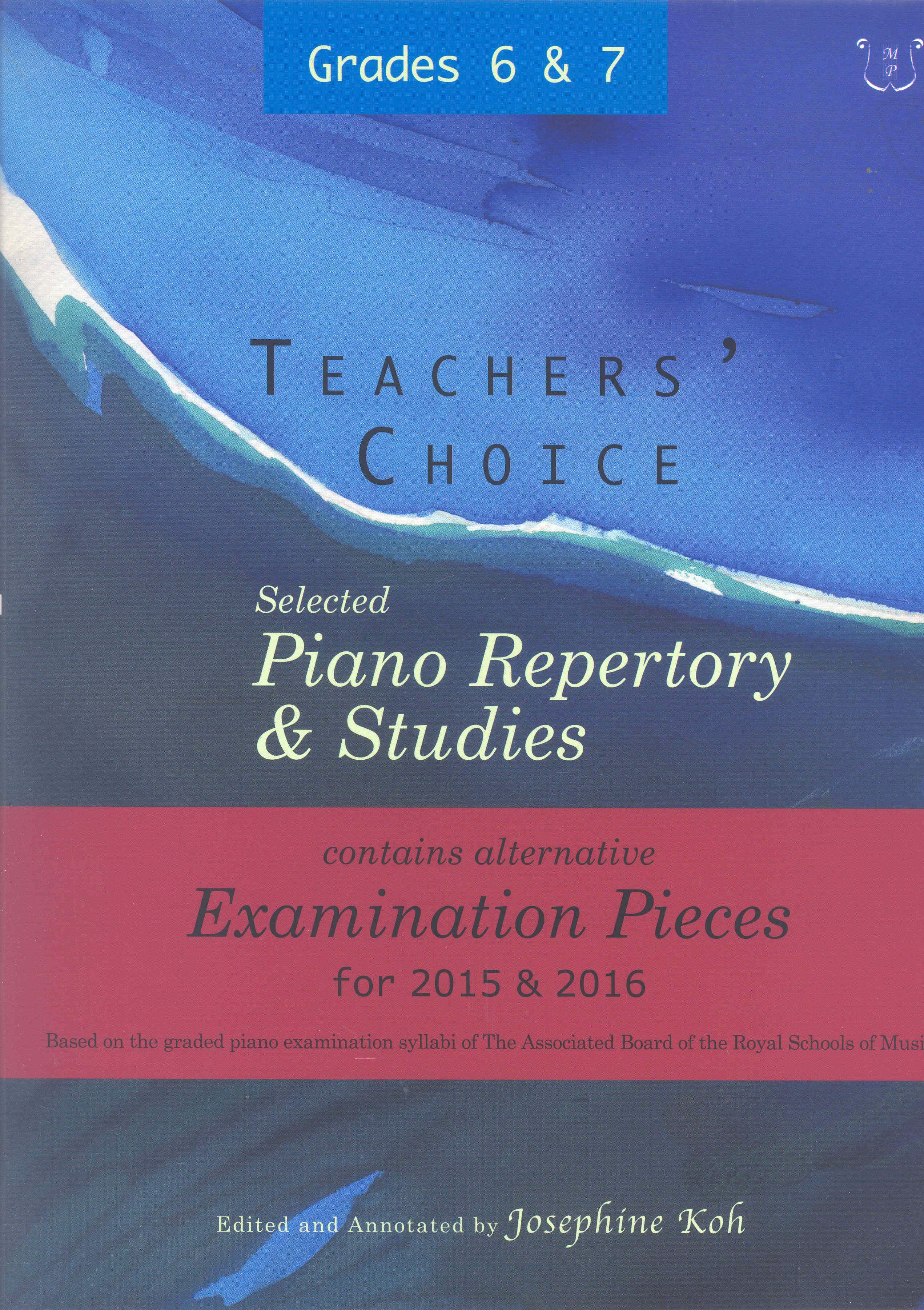 Teachers Choice Repertory Studies Exam 15-16 Gr6-7 Sheet Music Songbook