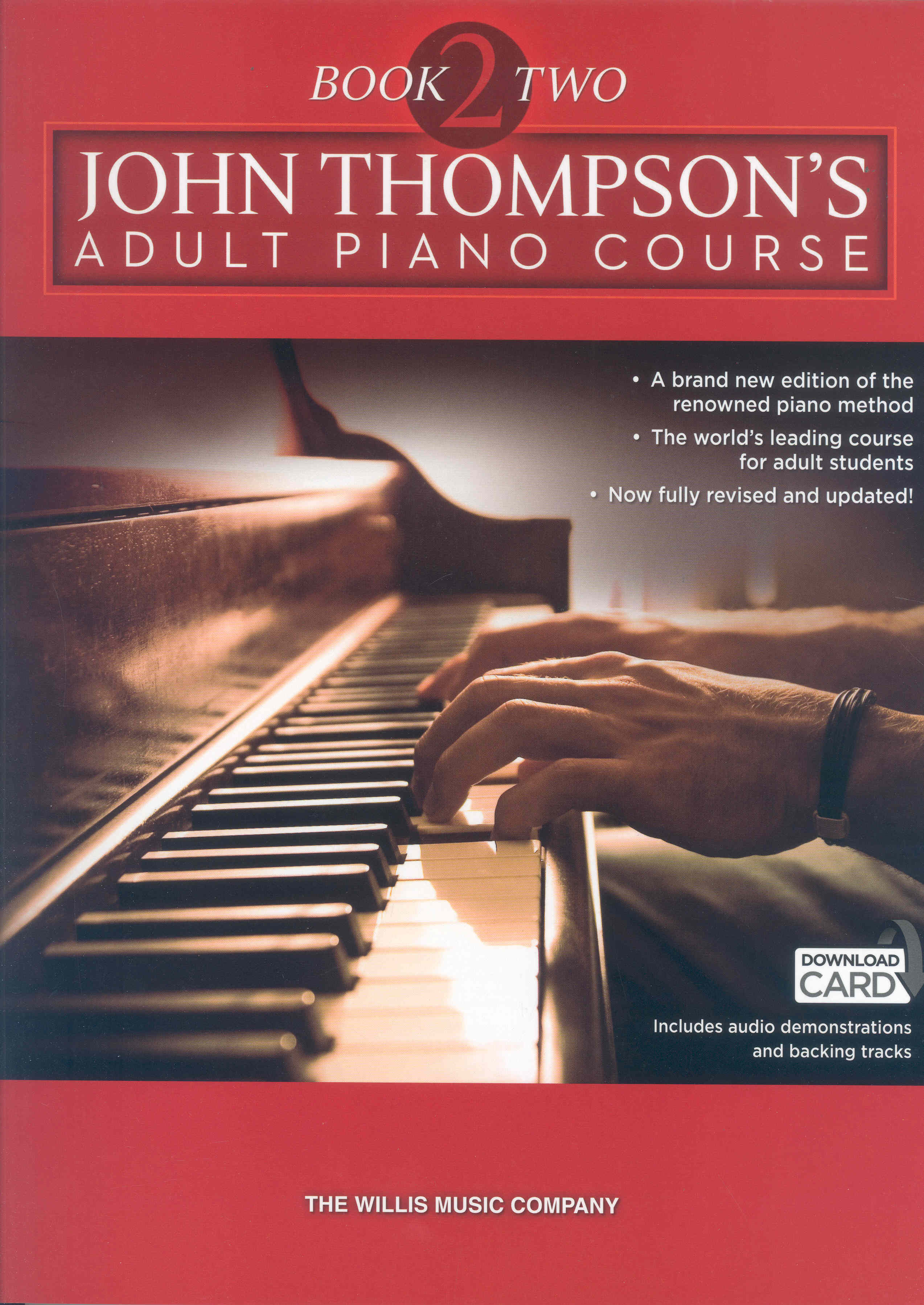 Thompson Adult Piano Course Book 2 + Online Sheet Music Songbook