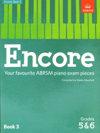 Encore Book 3 Your Favourite Abrsm Exam Pieces Sheet Music Songbook
