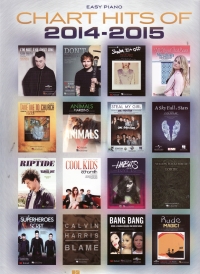 Chart Hits Of 2014-2015 Easy Piano Sheet Music Songbook