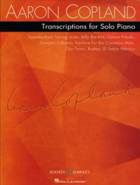 Copland Transcriptions For Solo Piano Sheet Music Songbook