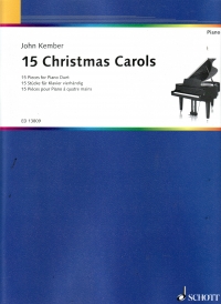 15 Christmas Carols Kember Piano 4 Hands Sheet Music Songbook