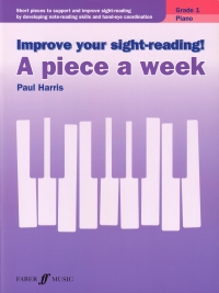 Improve Your Sight Reading A Piece A Week Piano 1 Sheet Music Songbook