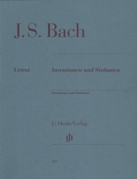 Bach Inventions & Sinfonias Schneidt Scheideler Pf Sheet Music Songbook