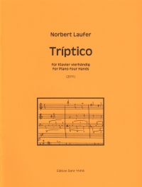 Laufer Triptico Piano 4 Hands Sheet Music Songbook