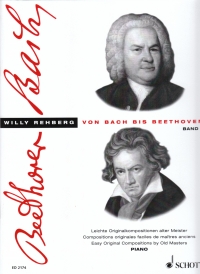 From Bach To Beethoven Heft 1 Rehberg Piano Sheet Music Songbook
