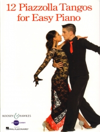 12 Piazzolla Tangos For Easy Piano Sheet Music Songbook