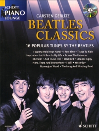 Beatles Classics Gerlitz + Cd Schott Piano Lounge Sheet Music Songbook