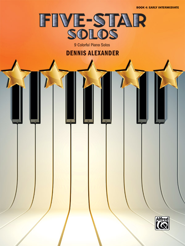 Five Star Solos Book 4 Alexander Early Intermed Sheet Music Songbook