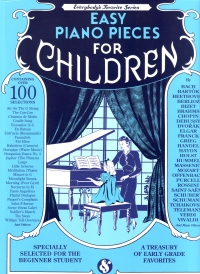 Easy Piano Pieces For Children Everybodys Favorit Sheet Music Songbook