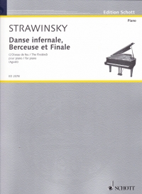 Stravinsky The Firebird Danse Infernale & More Pf Sheet Music Songbook