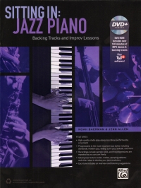 Sitting In: Jazz Piano Baerman Allen + Dvd-rom Sheet Music Songbook