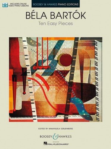 Bartok Ten Easy Pieces Piano + Online Sheet Music Songbook