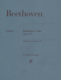 Beethoven Polonaise Op89 C Irmer Piano Sheet Music Songbook