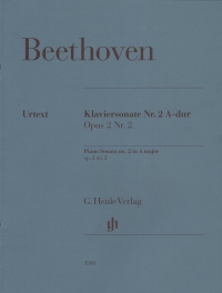 Beethoven Sonata No 2 Op2 No 2 A Wallner Piano Sheet Music Songbook