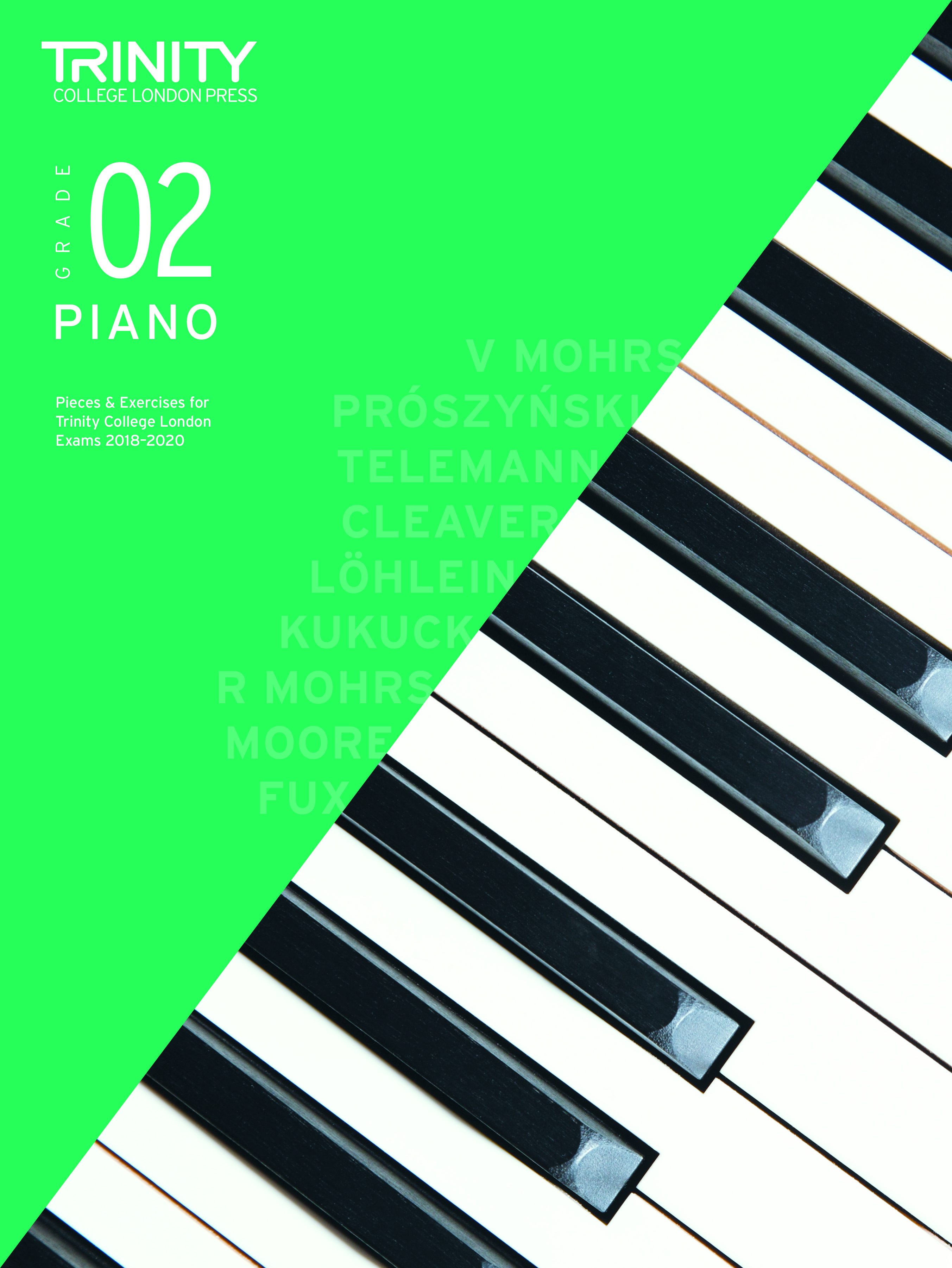 Trinity Piano Exams 2018-2020 Grade 2 Sheet Music Songbook