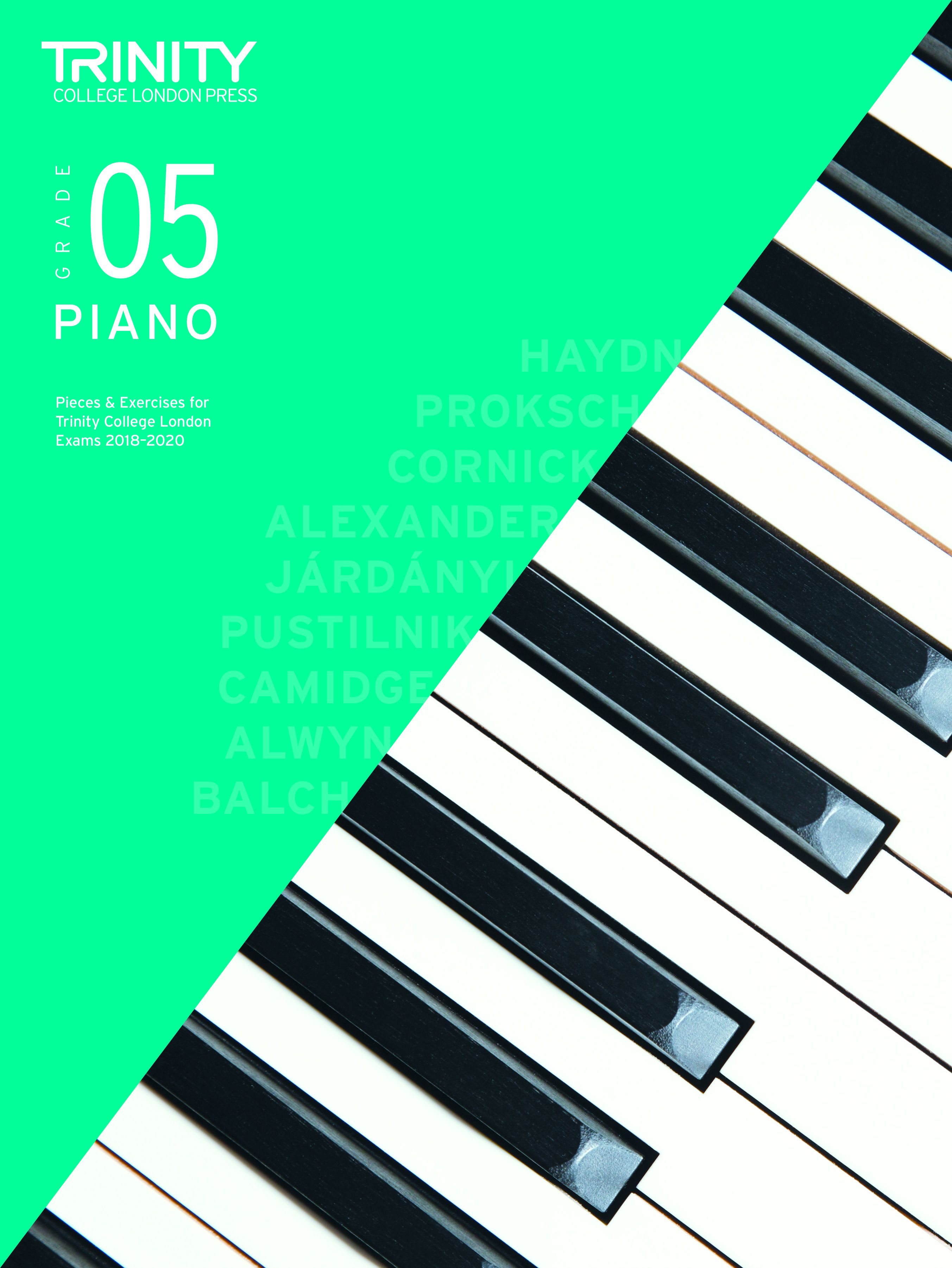 Trinity Piano Exams 2018-2020 Grade 5 Sheet Music Songbook