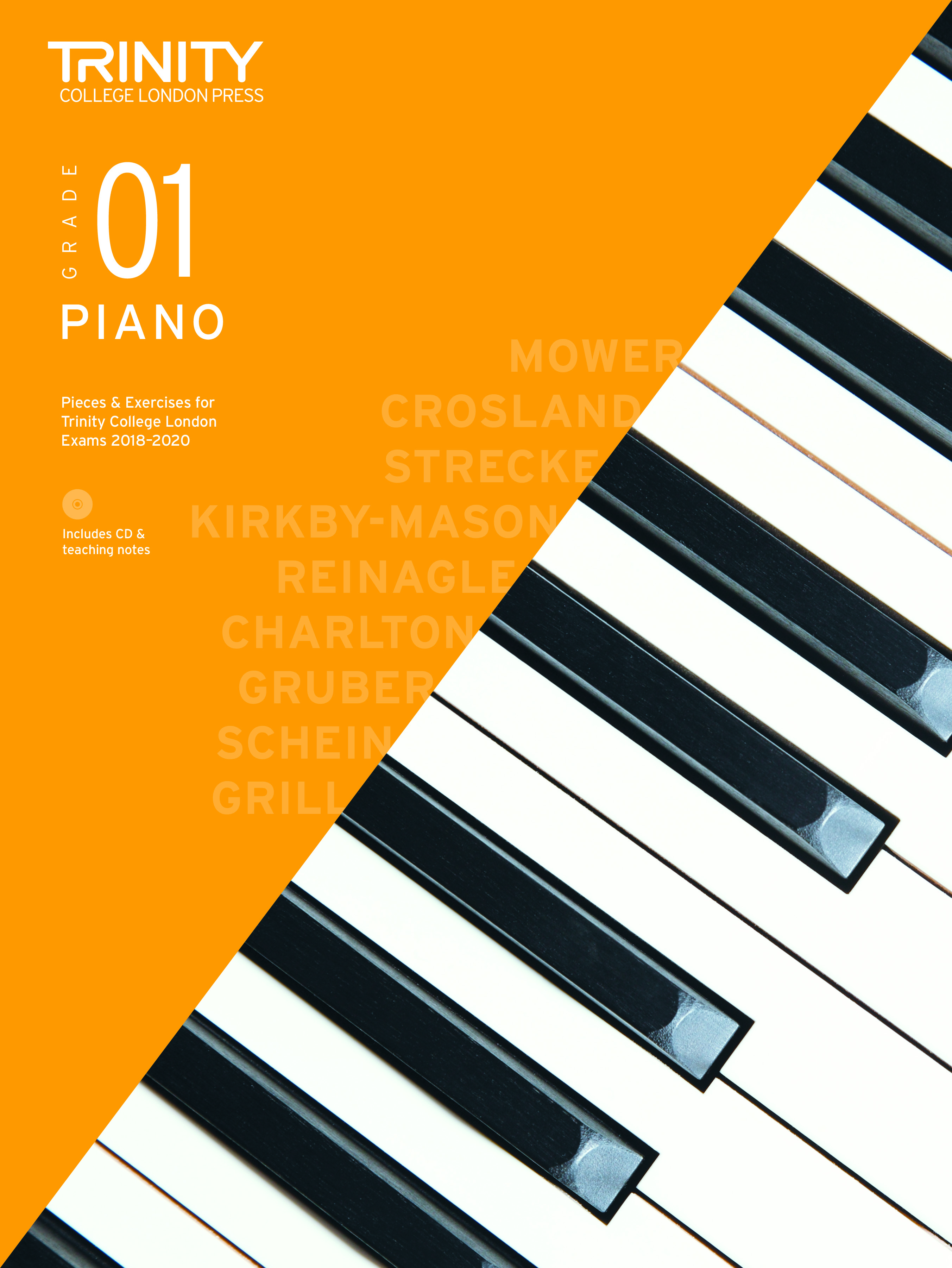 Trinity Piano Exams 2018-2020 Grade 1 + Cd Sheet Music Songbook