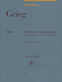 At The Piano: Grieg 15 Well Known Pieces Sheet Music Songbook