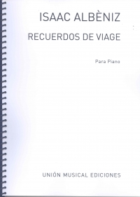 Albeniz Recuerdos De Viaje Op 71 Piano Solo Sheet Music Songbook