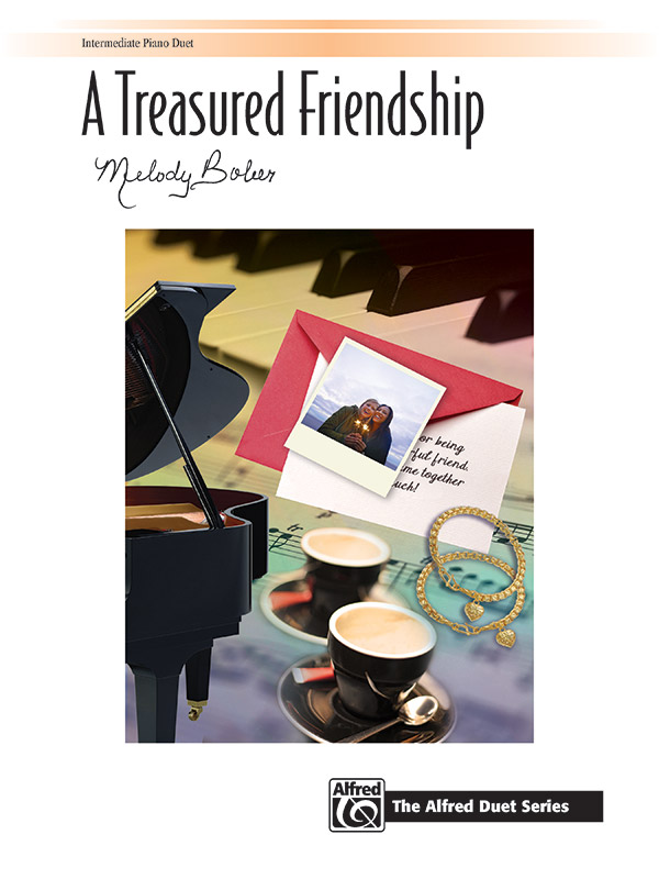 Bober A Treasured Friendship Intermed Piano Duet Sheet Music Songbook