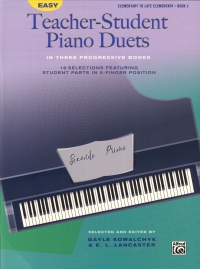 Easy Teacher-student Piano Duets Book 2 Sheet Music Songbook